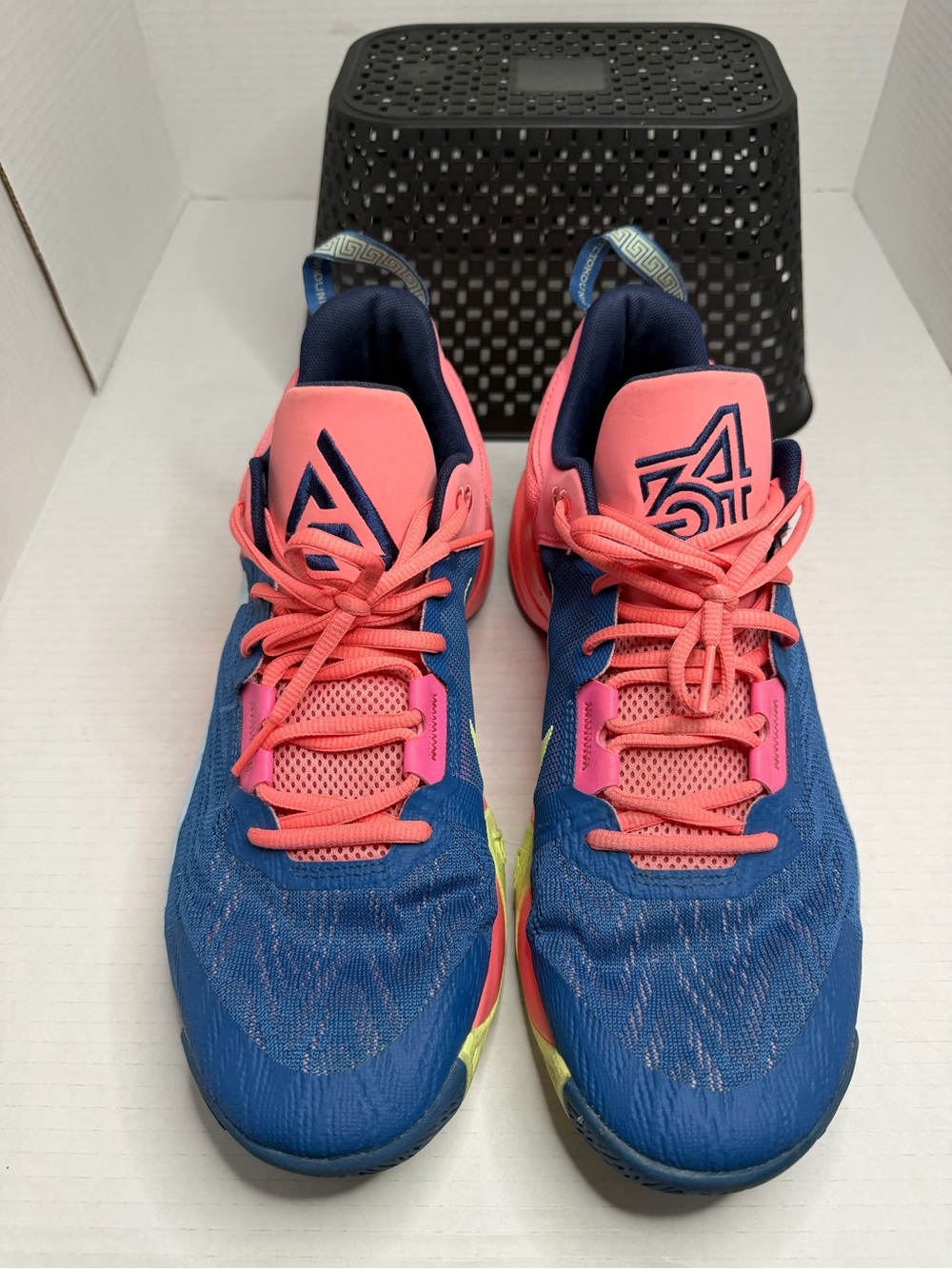 Size 10.5  - Nike Giannis Immortality 2 Dark Marina Blue Laser Crimson